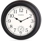 2dekans | Lucht Buitenklok - Waterdicht - Tuinklok - Retro, Huis en Inrichting, Ophalen of Verzenden, Nieuw