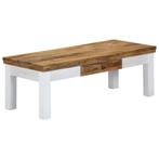 vidaXL Salontafel 110x50x40 cm massief mangohout, Verzenden, Nieuw
