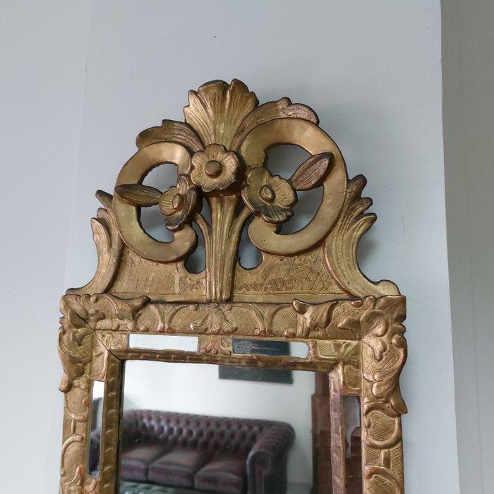 Miroir mural - Bois, Or, Antiquités & Art, Curiosités & Brocante