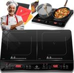 KESSER® Inductie Kookplaat - 2100W - 2 kookzones 28cm - Zwar, Huis en Inrichting, Verzenden, Nieuw