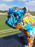Beeld, street Art Engelse staande buldog - 27 cm - polyresin, Antiek en Kunst