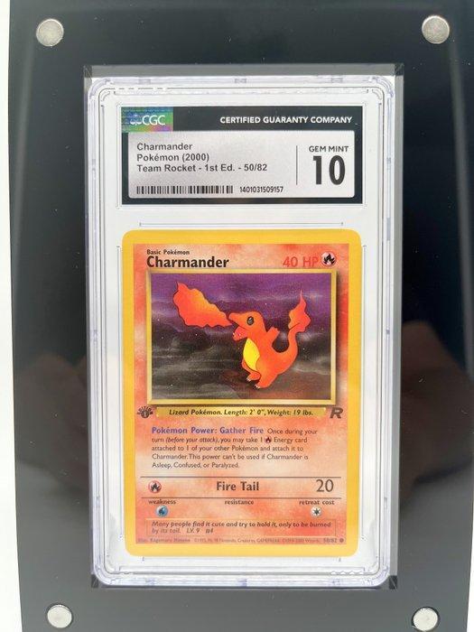 Pokémon Graded card - Charmander First edition - CGC - WOTC, Hobby en Vrije tijd, Verzamelkaartspellen | Pokémon