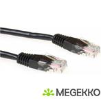ACT Zwarte 10 meter LSZH U/UTP CAT6 patchkabel met RJ45, Computers en Software, Verzenden, Nieuw