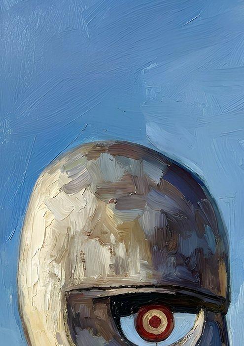 Pink Floyd - By artist Andrea Boriani - Handmade Digital Art, Cd's en Dvd's, Vinyl Singles