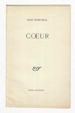 Jules Supervieille - Coeur, plaquette de 4 pages dédicacée, Collections