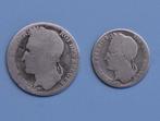België. Leopold I. 1 Franc en 1/2 Franc 1844 (Zonder, Postzegels en Munten