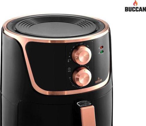 Buccan – 5 liter – Hetelucht friteuse - Rose gold/Zwart, Electroménager, Friteuses à air, Envoi