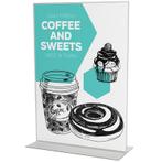 Menuhouder T-standaard A3 Staand, Verzenden, Nieuw in verpakking