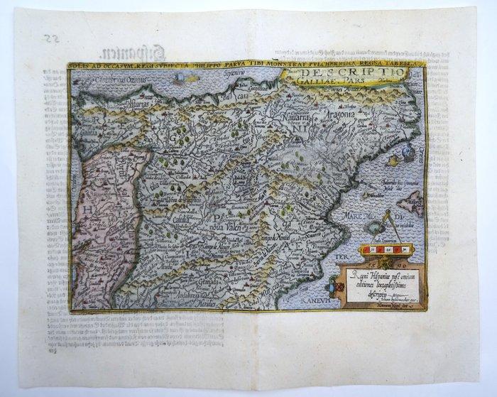 Spanje - Portugal; Quad / Bussemacher - Regni Hispaniae post, Livres, Atlas & Cartes géographiques
