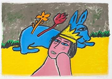 Corneille (1922-2010) - Au pays des merveilles: Le lapin