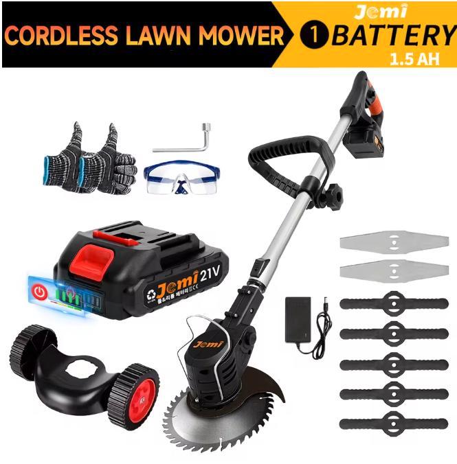 Grastrimmer met accu - Kantenmaaier - Bosmaaier - Zwart - Je, Doe-het-zelf en Bouw, Gereedschap | Overige machines, Verzenden