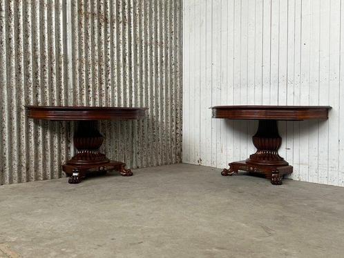 Console (2) - Console, table murale, table en demi-lune -, Antiek en Kunst, Antiek | Meubels | Stoelen en Sofa's