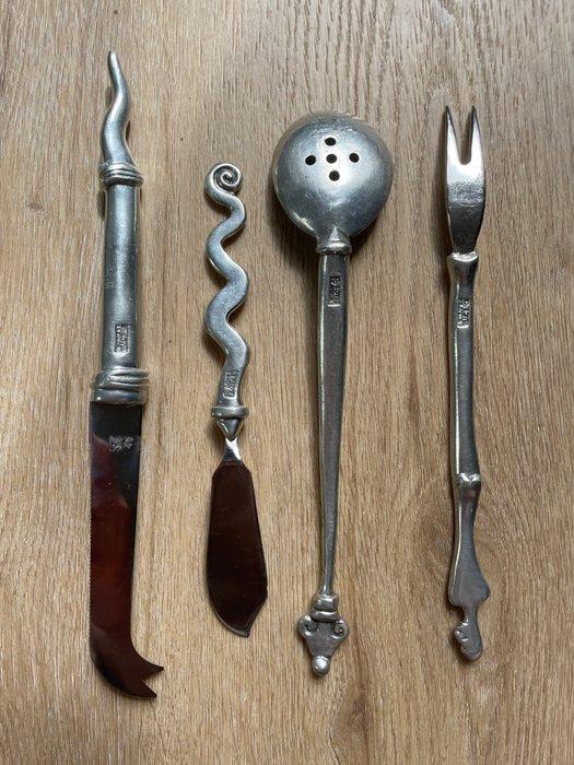 Carrol Boyes (1954-2019) - Bestekset (4) - Staal, Tin, Antiek en Kunst, Antiek | Meubels | Tafels