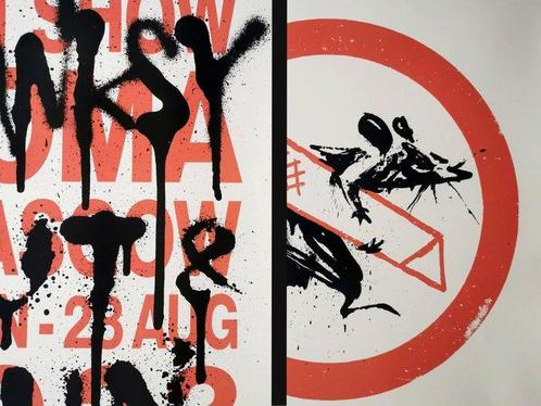 Banksy (1974) - Cut & Run - Official exhibition posters, Antiquités & Art, Art | Peinture | Moderne