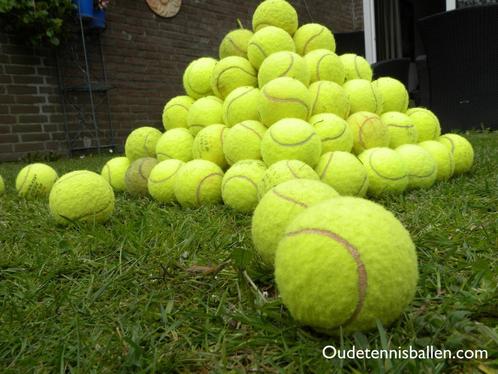 (veel) Gebruikte tennisballen voor de hond of decoratie, Sport en Fitness, Tennis, Ballen, Gebruikt, Dunlop, Verzenden
