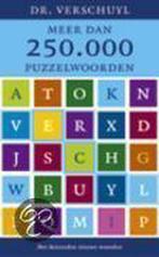 Meer Dan 250.000 Puzzelwoorden 9789021540917, Boeken, Gelezen, Verschuyl, Verzenden