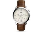 Fossil Neutra FS5380 - Herenhorloge 44 mm - Quartz -, Handtassen en Accessoires, Horloges | Heren, Verzenden, Zo goed als nieuw
