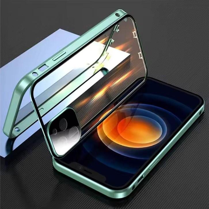 iPhone 12 Pro Max Magnetisch 360° Hoesje met Screenprotector, Telecommunicatie, Mobiele telefoons | Hoesjes en Screenprotectors | Apple iPhone