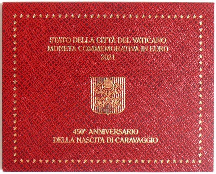 Vaticaan. 2 Euro 2021/2023 Caravaggio + Perugino (2, Postzegels en Munten, Munten | Europa | Euromunten