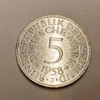 Duitsland, Bondsrepubliek. 5 Mark 1958 J, Postzegels en Munten
