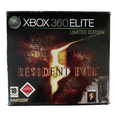 Xbox 360 Elite Resident Evil 5 Limited Edition Black (BOXED), Games en Spelcomputers, Spelcomputers | Xbox 360, Verzenden