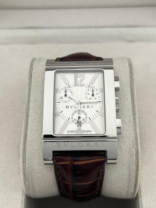 Bvlgari - Retteangolo - RTC 49 S - Homme - 2000-2010, Handtassen en Accessoires, Horloges | Heren