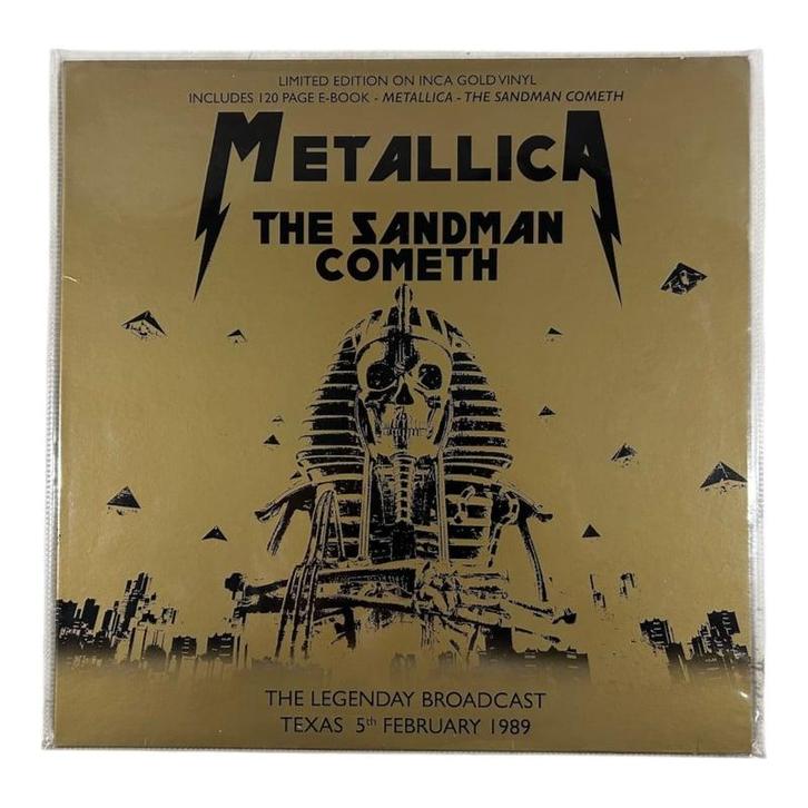 Metallica The Sandman Cometh Limited Edition (LP) (GOLD, Cd's en Dvd's, Vinyl | Overige Vinyl, Verzenden