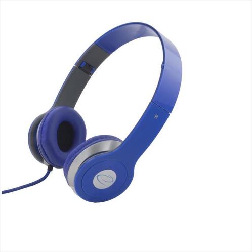 Esperanza EH145B Techno koptelefoon blauw, Computers en Software, Headsets, Nieuw, Ophalen of Verzenden