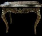 Table de jeux - Bois, Bronze, imitation écaille de tortue -