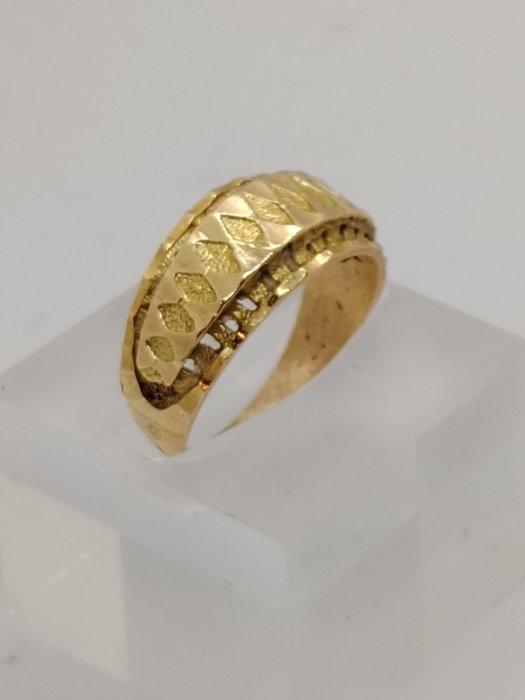 Ring - 18 karaat Geel goud, Handtassen en Accessoires, Ringen