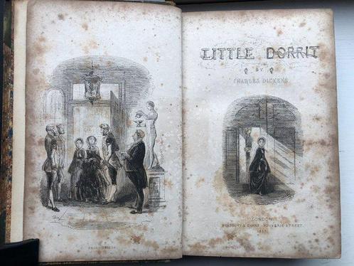 Charles Dickens - H.K. Browne (Phiz). - Little Dorrit - 1857, Antiek en Kunst, Antiek | Boeken en Manuscripten