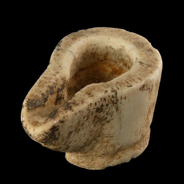 Middeleeuwen, kruisvaardersperiode Marmer Olielamp, Antiek en Kunst, Antiek | Overige Antiek