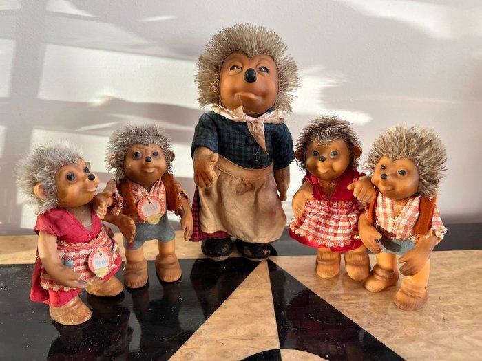 Steiff - Speelgoed Familie Mecki - 1960-1970 - Duitsland, Antiek en Kunst, Antiek | Speelgoed