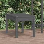 vidaXL Tuinbank 80x44x45 cm massief grenenhout grijs, Tuin en Terras, Verzenden, Nieuw