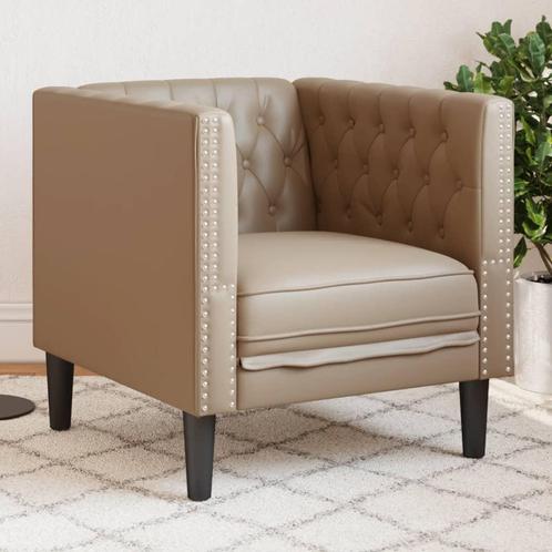 vidaXL Fauteuil Chesterfield-stijl kunstleer, Huis en Inrichting, Zetels | Zetels, Nieuw, Verzenden