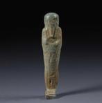 Oude Egypte, Ptolemeïsch Faience Oeshabti - 10 cm