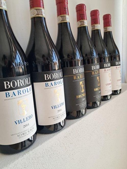 2014 Boroli: Villero x2, Brunella x2 & Cerequio x2 bts -, Verzamelen, Wijnen