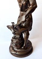 Adrien Etienne Gaudez (1845-1902) - sculptuur, Le Forgeron, Antiek en Kunst
