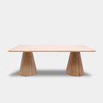 Tafel Rechthoekig Eikenhout  Kegelpoot  180x90, Nieuw