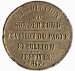 Zwitserland. Medal 1847 Switzerland Sonderbund War Political