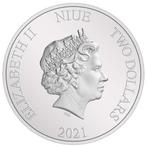 Niue. 2 Dollars 2021 1 oz Niue $2 30th Anniversary Street