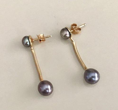 Boucles doreilles - 18 carats Or jaune, Handtassen en Accessoires, Oorbellen