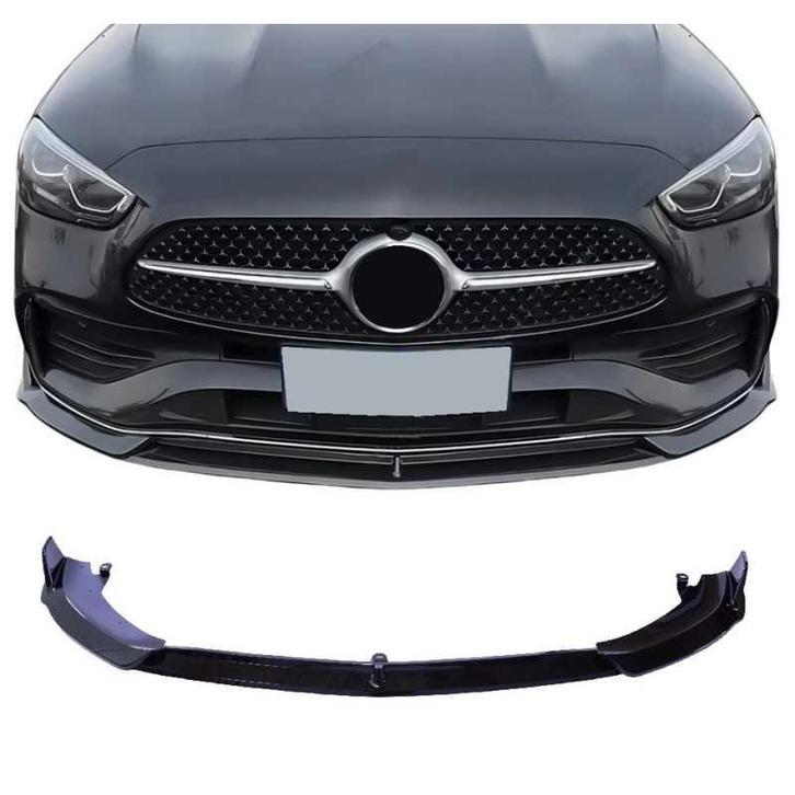 Frontspoiler lip voor mercedes c-klasse w206 s206 glanzend z, Auto-onderdelen, Carrosserie