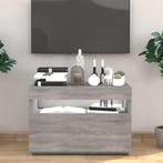 vidaXL Tv-meubel met LED-verlichting 60x35x40 cm grijs, Huis en Inrichting, Verzenden, Nieuw