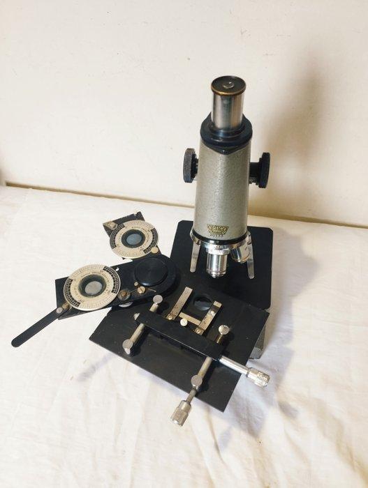 Microscoop - rare - 1955-1960 - Frankrijk - Optico Paris, Verzamelen, Foto-apparatuur en Filmapparatuur