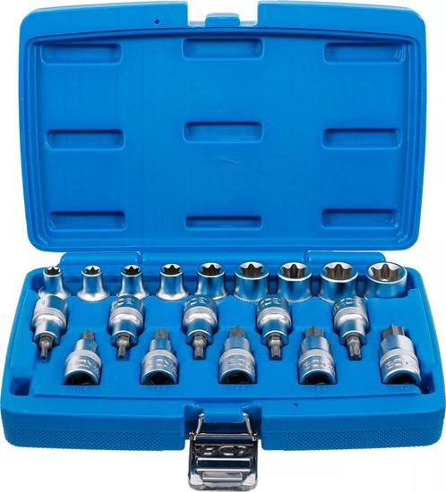 BGS 1/2 Doppenset E-profiel / T-profiel voor Torx | 19-deli, Doe-het-zelf en Bouw, Gereedschap | Handgereedschap, Nieuw, Ophalen of Verzenden