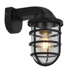Wandverlichting modern Davi Muurlamp Zwart Buitenverlichting, Tuin en Terras, Verzenden, Nieuw