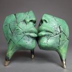 De Zet (1975) - Kiss - Anitique (Bronze sculpture), Antiquités & Art, Art | Peinture | Moderne