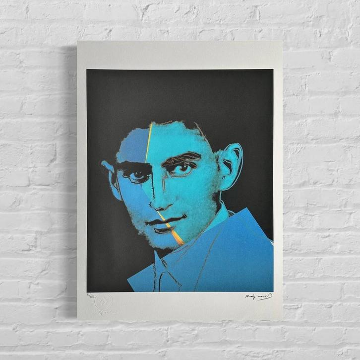 Genummerde Editie ANDY WARHOL Franz Kafka Jews, Antiek en Kunst, Kunst | Litho's en Zeefdrukken, Verzenden