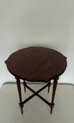 Bijzettafel - Mahonie - Hangoortafel Piëdestal, Antiek en Kunst